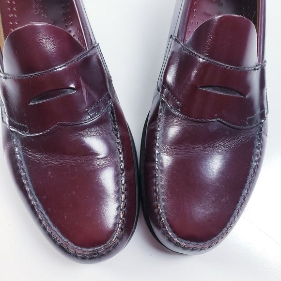 G.H Bass & Co Weejuns Men's Cordovan Leather Penny Loafer Size 12 Slip On - Picture 7 of 10